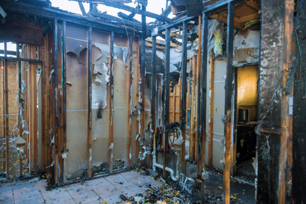 Professional Fire Damage Removal technician working in Kearny, AZ